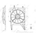 Ventilador de refrigeración del radiador para RENAULT MEGANE CLIO II